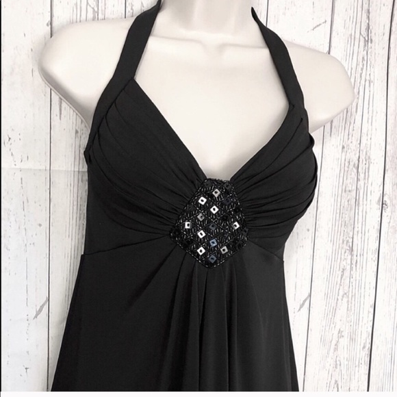 🆕 WHBM mini halter flare sleeveless dress 4 - Picture 3 of 9